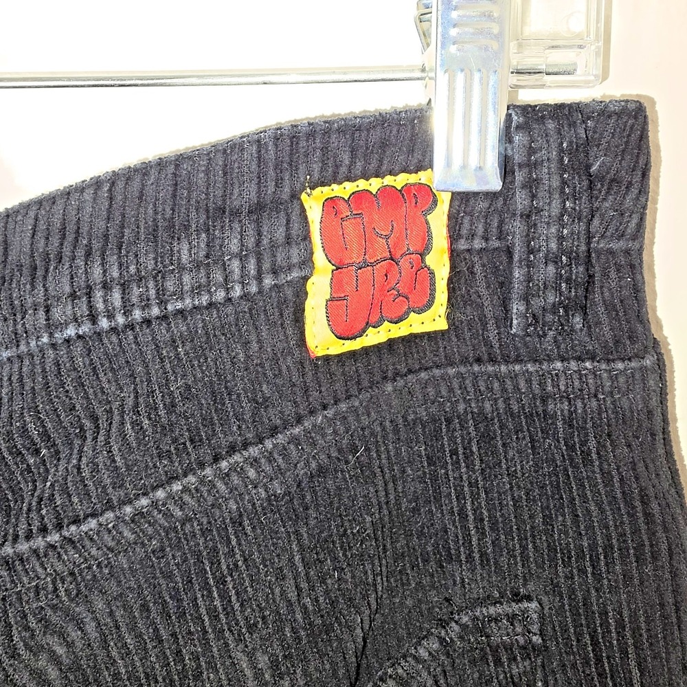 Vintage Empyre Black Corduroy Pants Sz 30 X 27 Baggy 90s Skate 100% Cotton - Picture 8 of 9